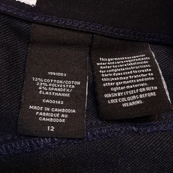 PETER NYGARD Denim Capri Pants Pull On Jeans Stretchy - Picture 7 of 10